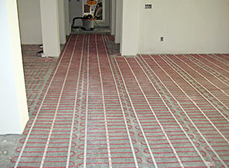 Detroit Radiant Heated Floor Installation